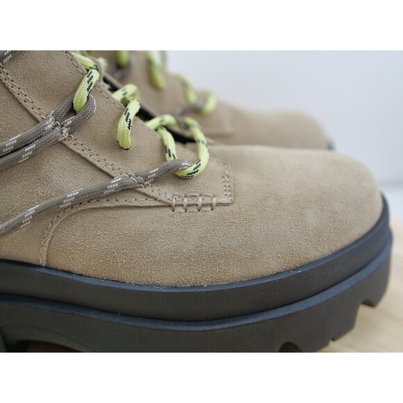 UGG‎ BRISBANE LACE UP MUSTARD SEED SUEDE WOMEN'S BOOTS US SIZE 9.5 - Picture 3 of 13